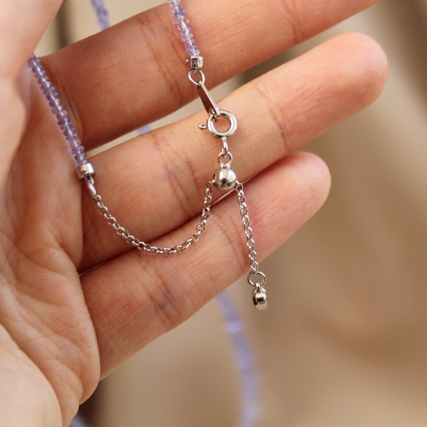 Natural Tanzanite Necklace 坦桑石