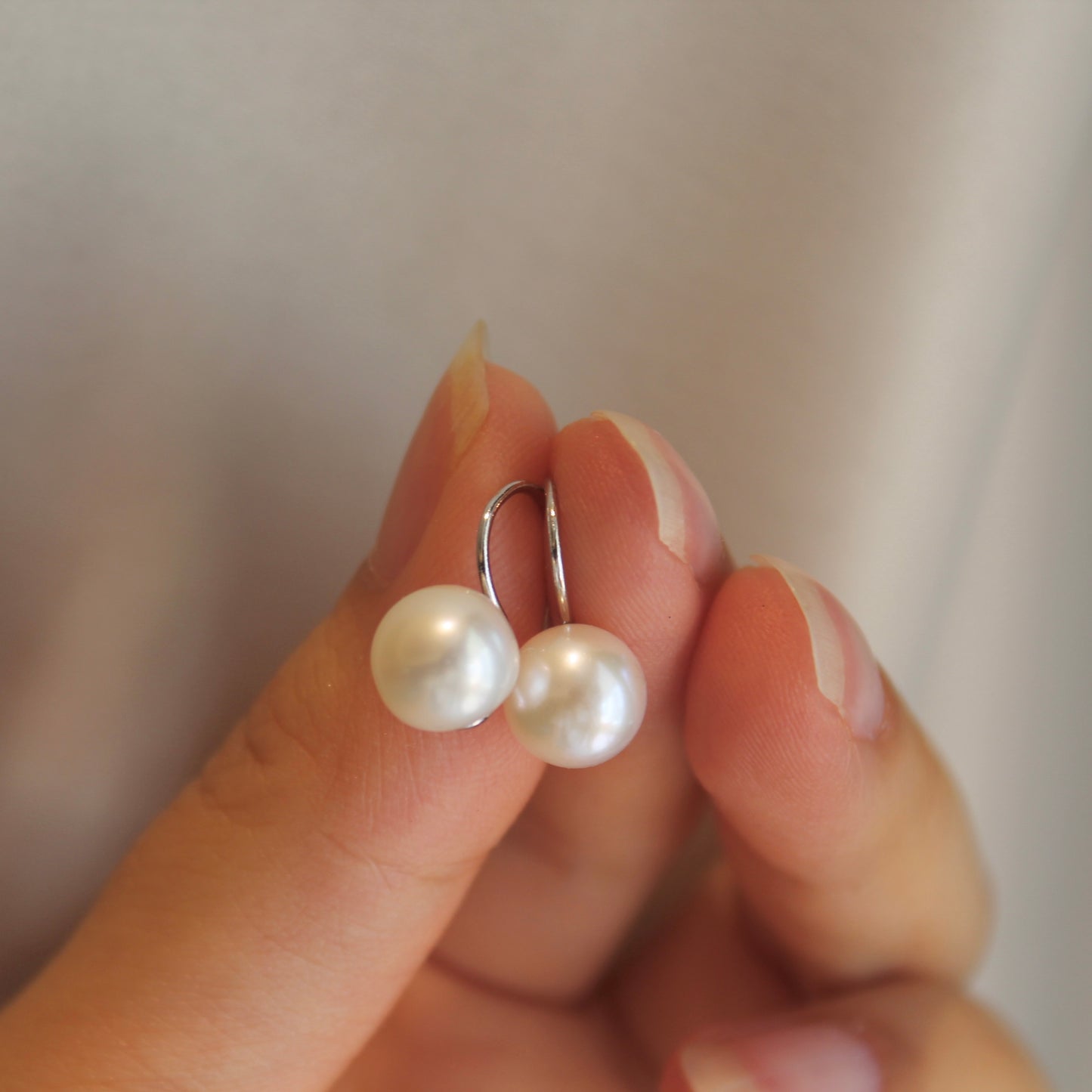 High Heels Pearl Earrings, Sterling Silver