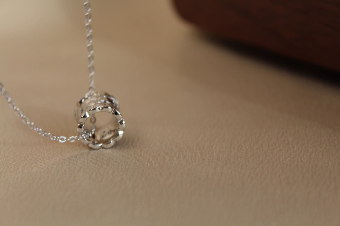 Lace Natural Blue Sapphire Necklace