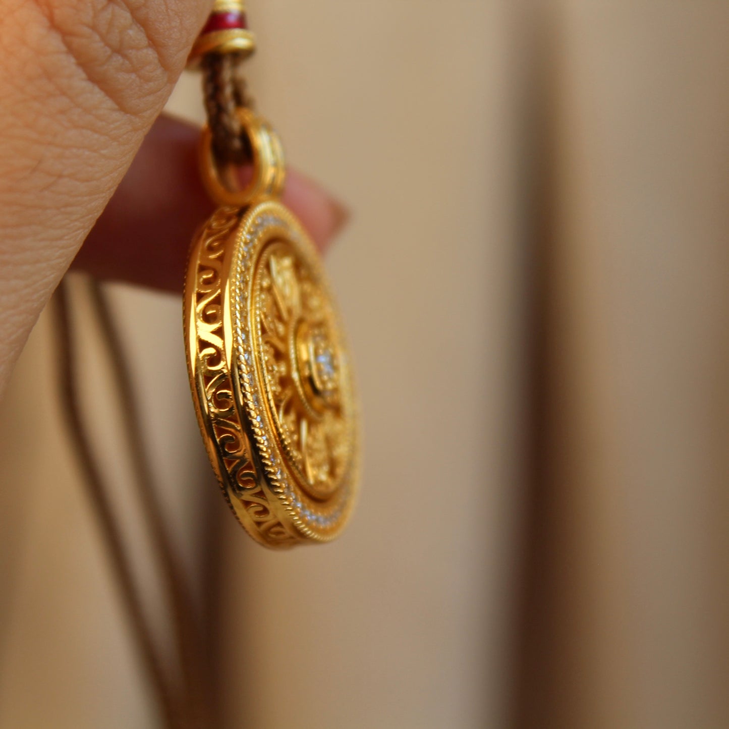 八宝罗盘Compass Long Necklace