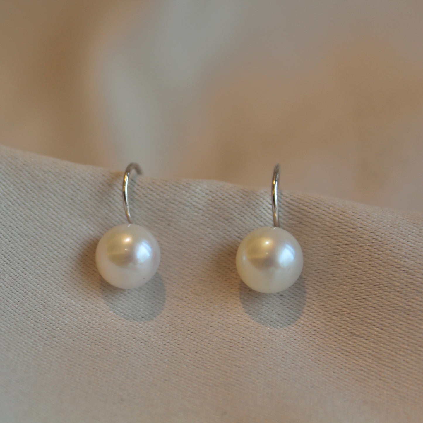 High Heels Pearl Earrings, Sterling Silver