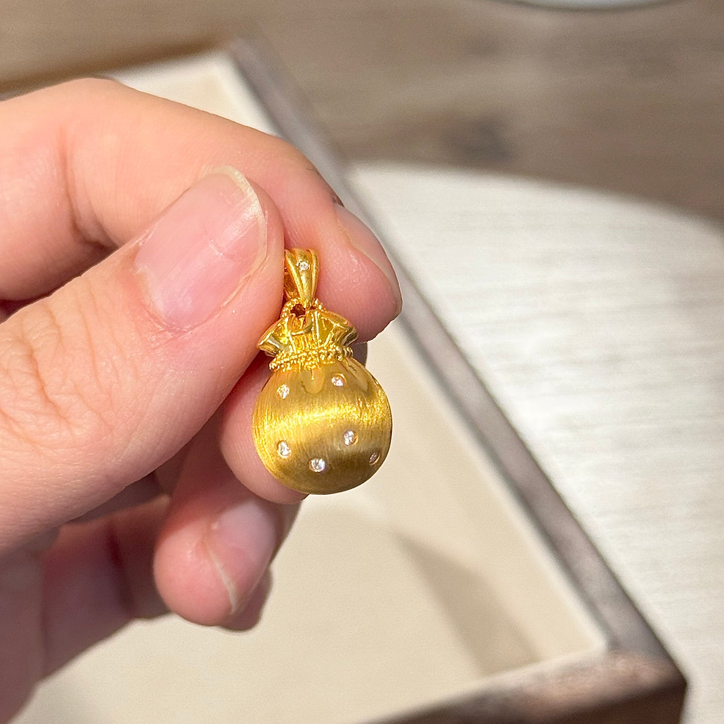 Lucky Pocket Pendant Necklace
