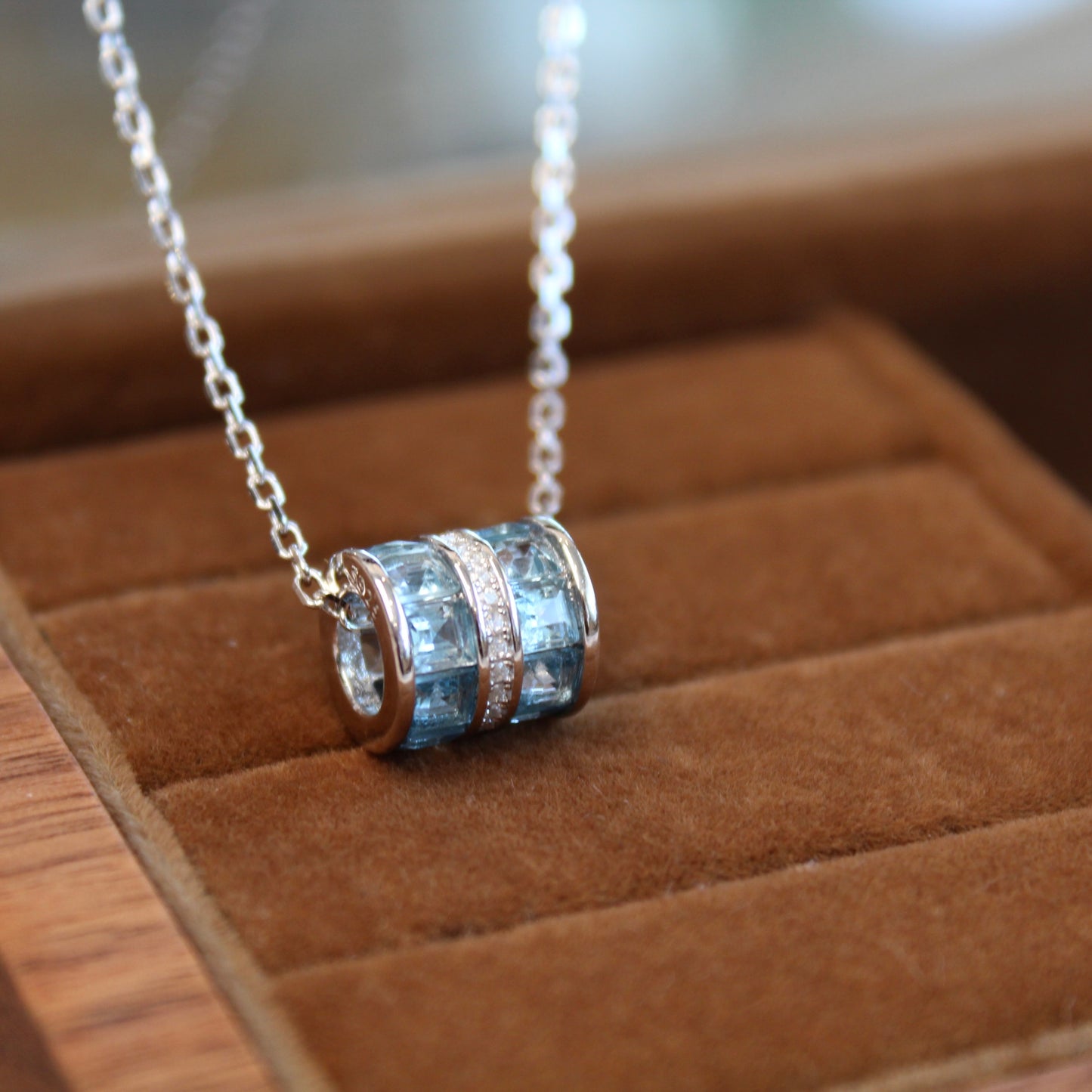 Lulutong Blue Topaz Necklace