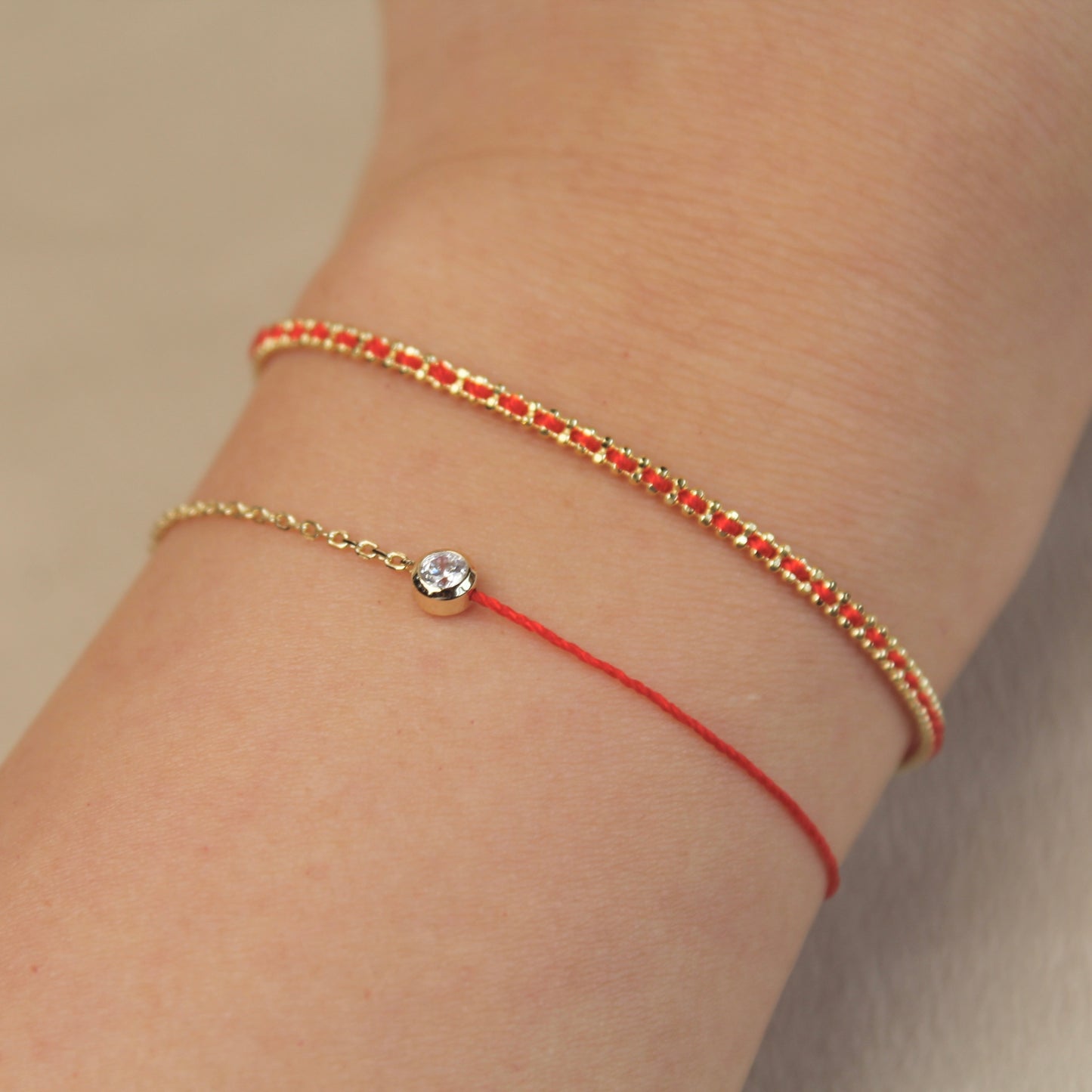 Handmade Colored Line Bracelet