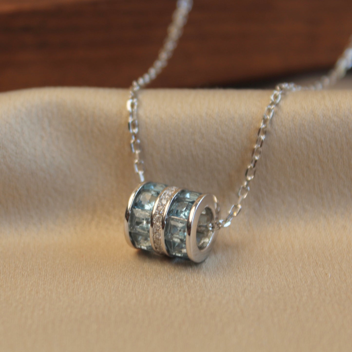 Lulutong Blue Topaz Necklace