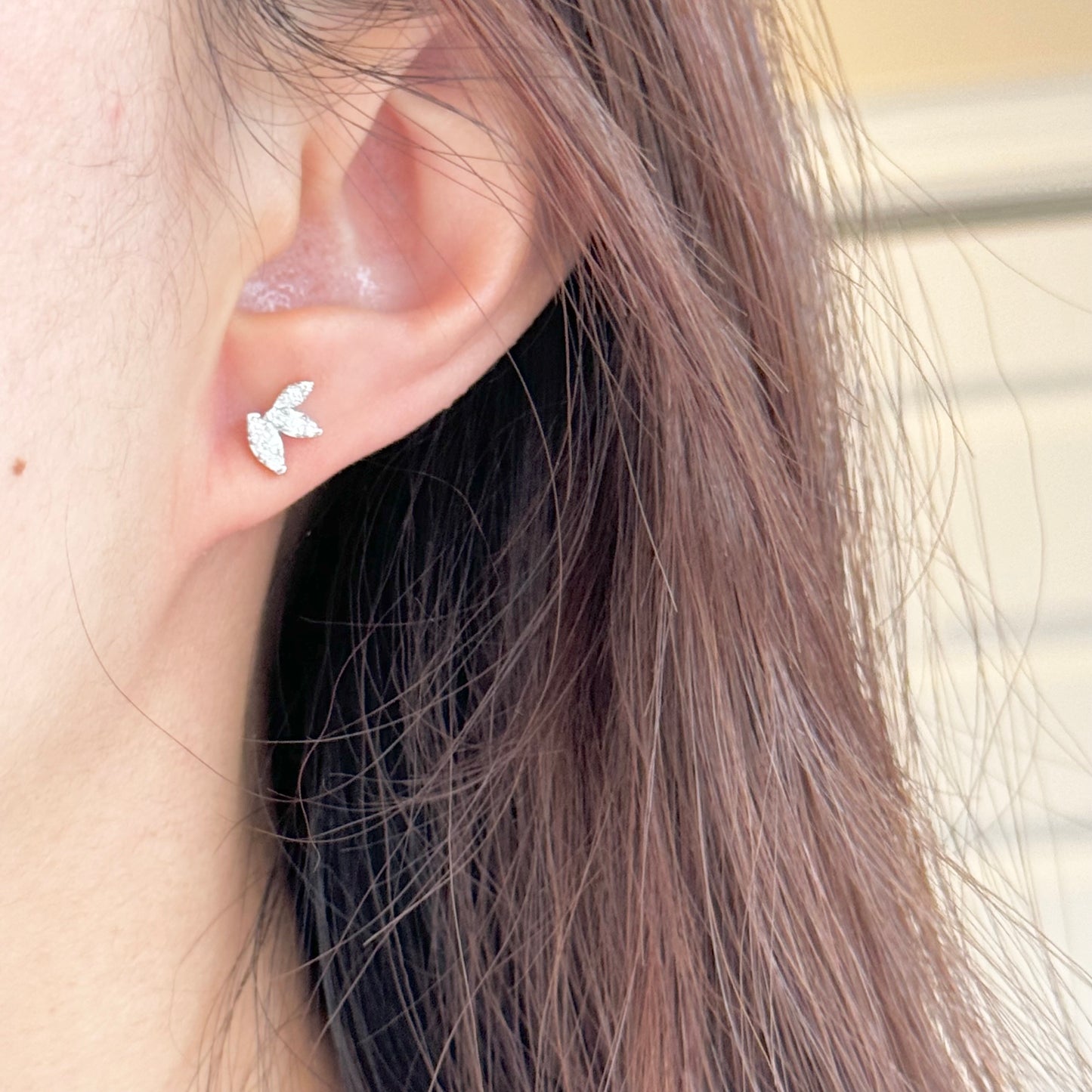 Angel's Wings Moissanite Earrings