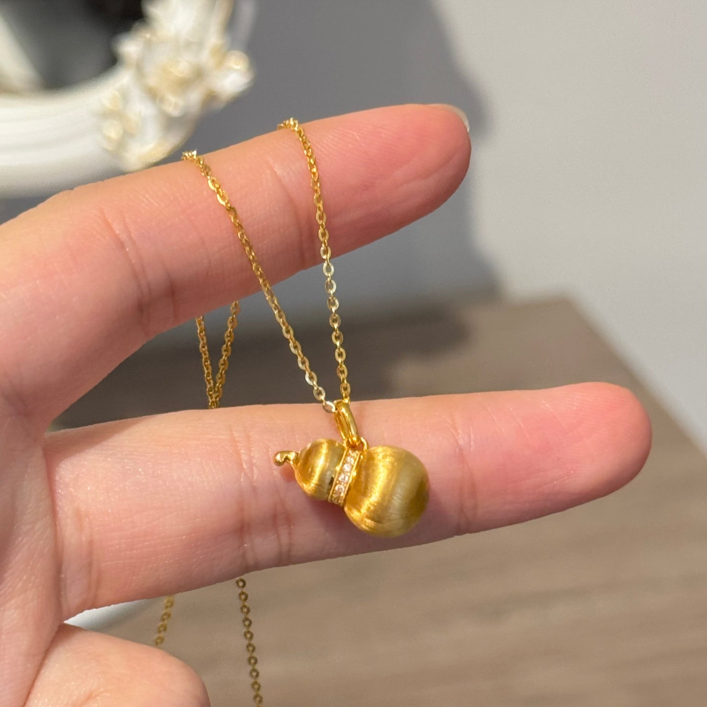 Lucky Hulu Pendant Necklace