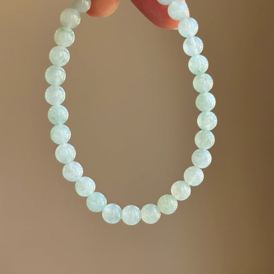 翡翠Natural Jadeite Bracelet, 6mm