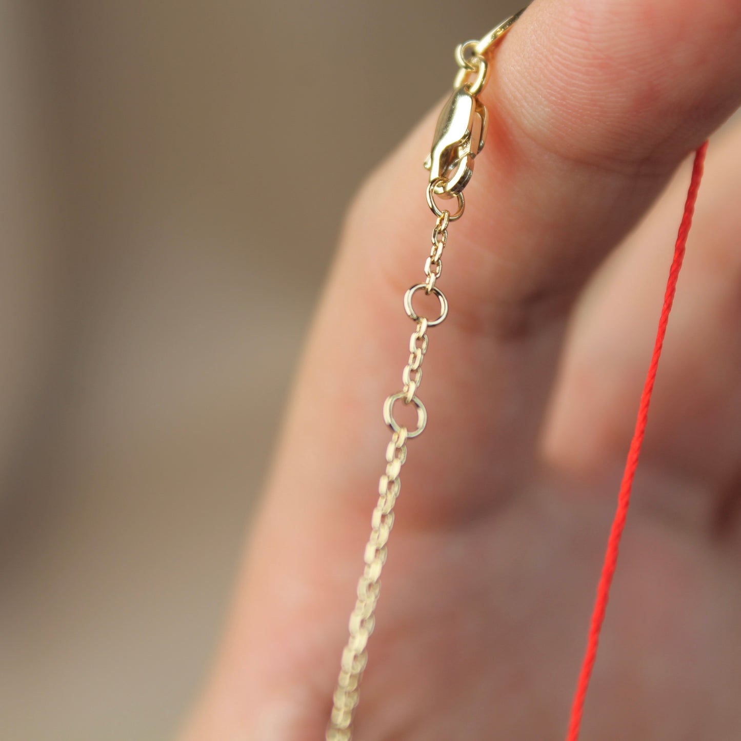 Half Line Half Chain Bracelet