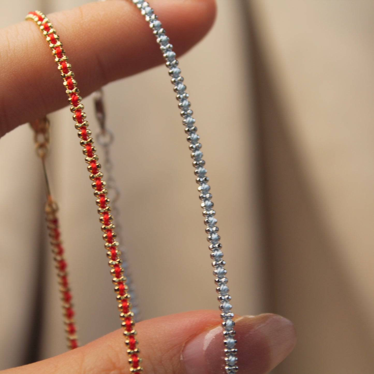 Handmade Colored Line Bracelet