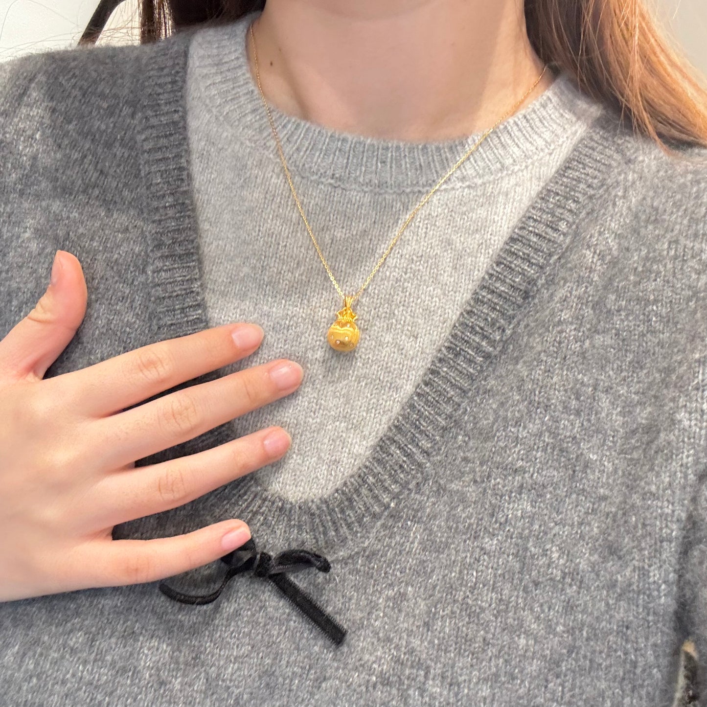 Lucky Pocket Pendant Necklace