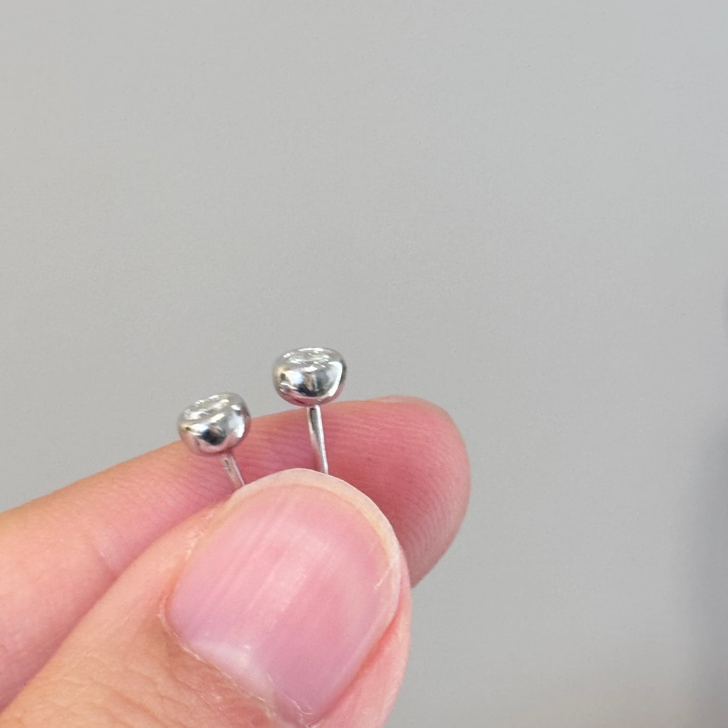 Mini Bubble Moissanite Earrings