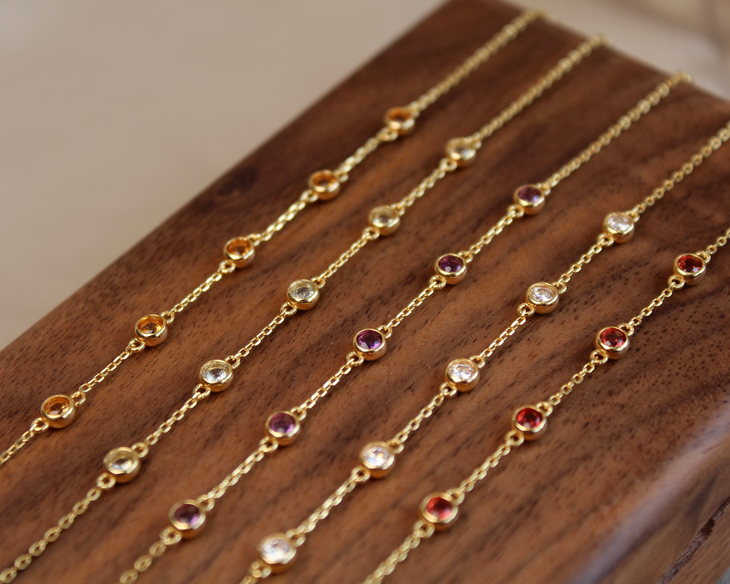 Crystal Bubble Gemstone Bracelet