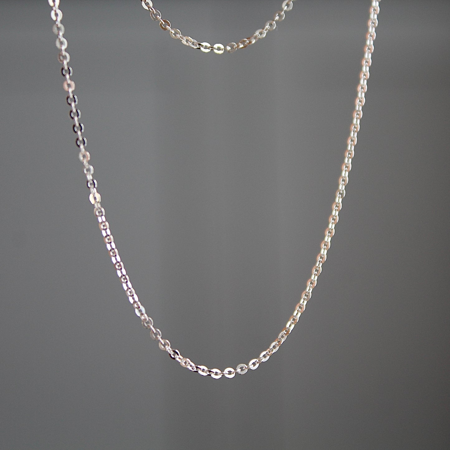 铂金Platinum PT950 Plain Chain Necklace