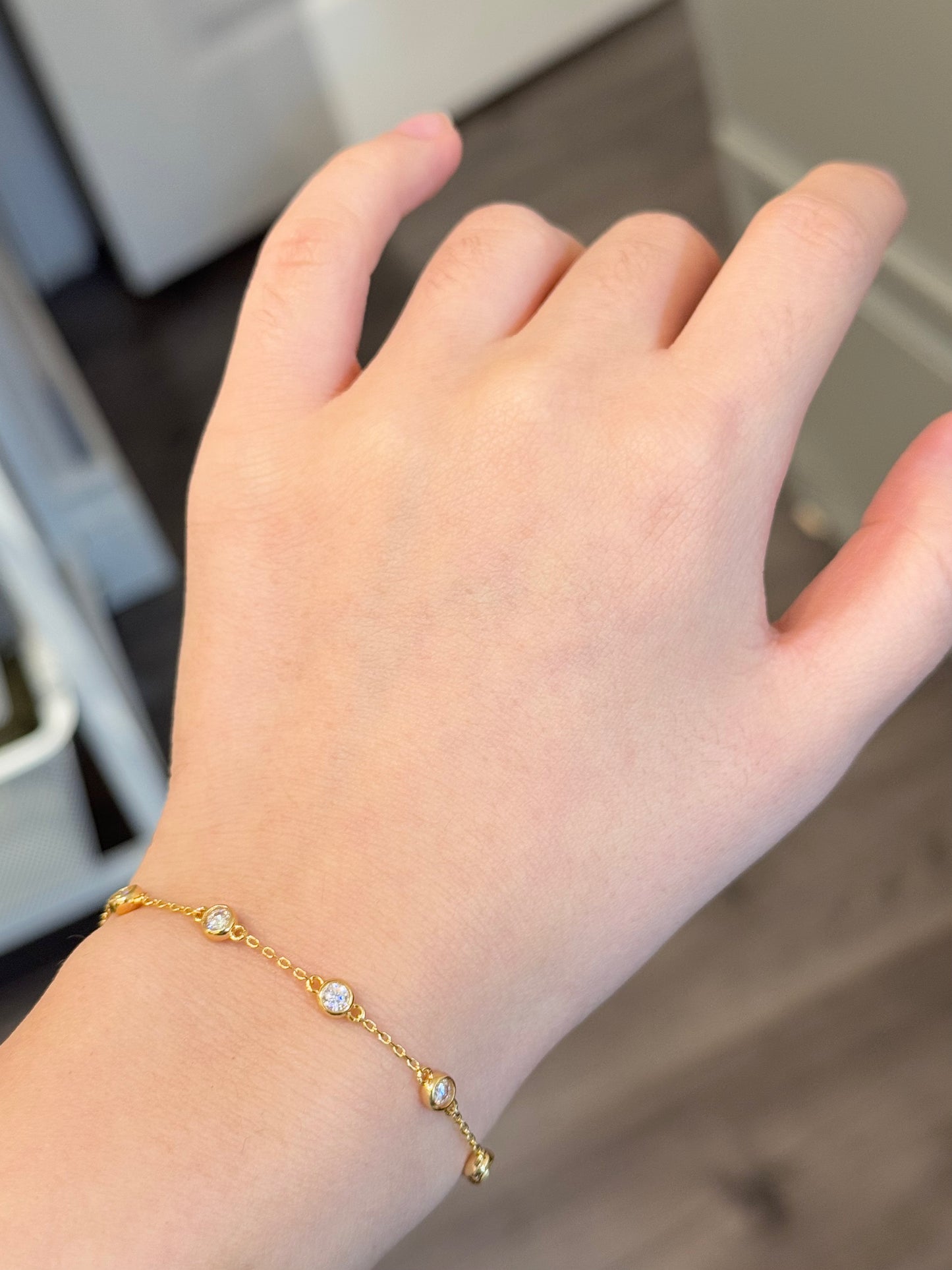 Crystal Bubble Gemstone Bracelet