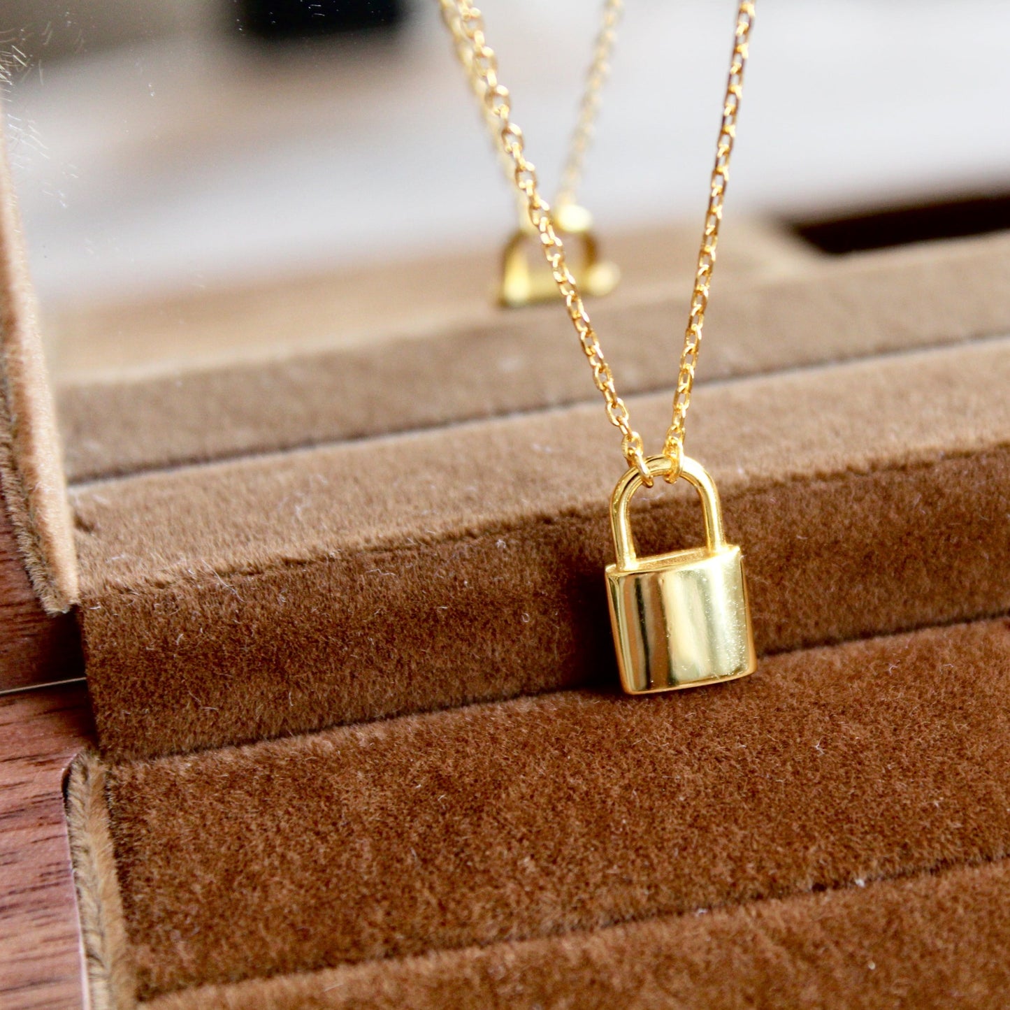 Padlock Sterling Silver Necklace