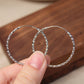 Shiny Big Hoop Earrings, 35mm