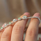 Sparkling Two-Tone Natural Jadeite Bracelet