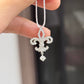 铂金Platinum Iris Flower Pendant