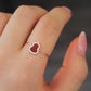 14K Solid Rose Gold Hulu Ring