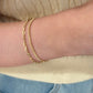 18K Solid Gold Classic Link Bracelet