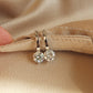 Floating Moissanite Hoop Earrings, 1 Carat