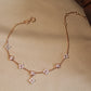 14K Solid Gold Fairy Clover Bracelet