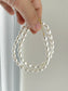 High-Quality Classic Natural Rice Pearl Necklace