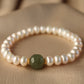 Natural Pearl and Jade Bracelet