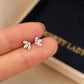 Mini Crown Moissanite Earrings