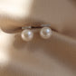 Balance Bar Natural Pearl Earrings