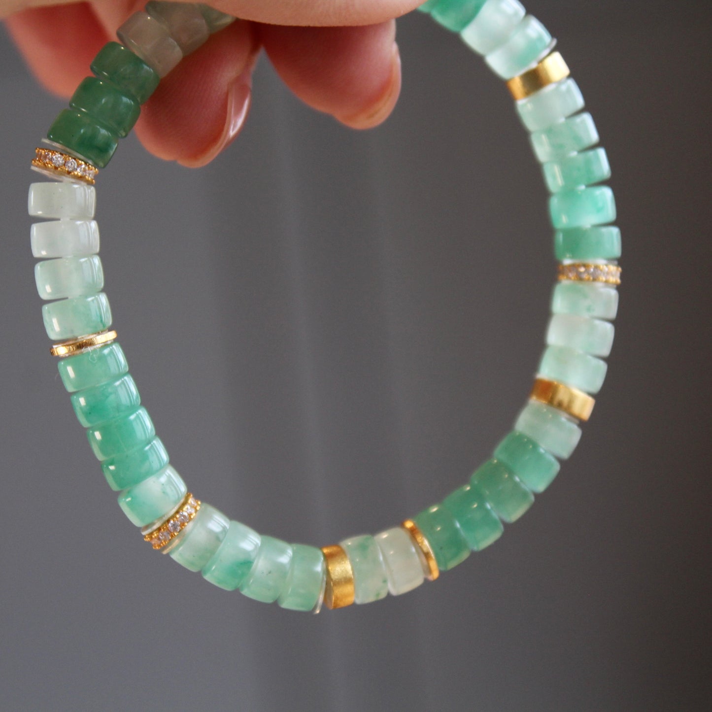 非洲翠渐变手串 African Aventurine Bracelet