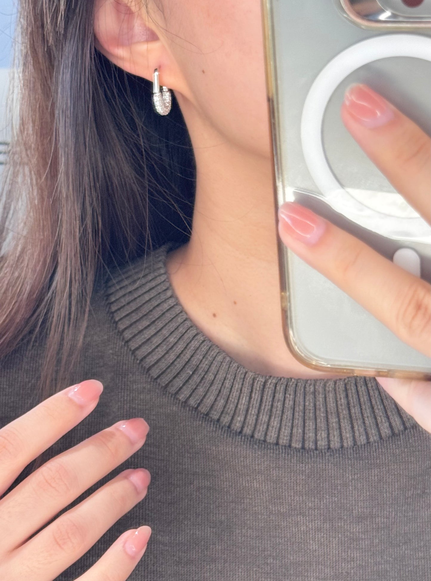Starry U-Shape Earrings