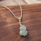 小马 Cute Pony Natural Jade Long Necklace