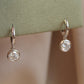 Bubble Moissanite Drop Earrings