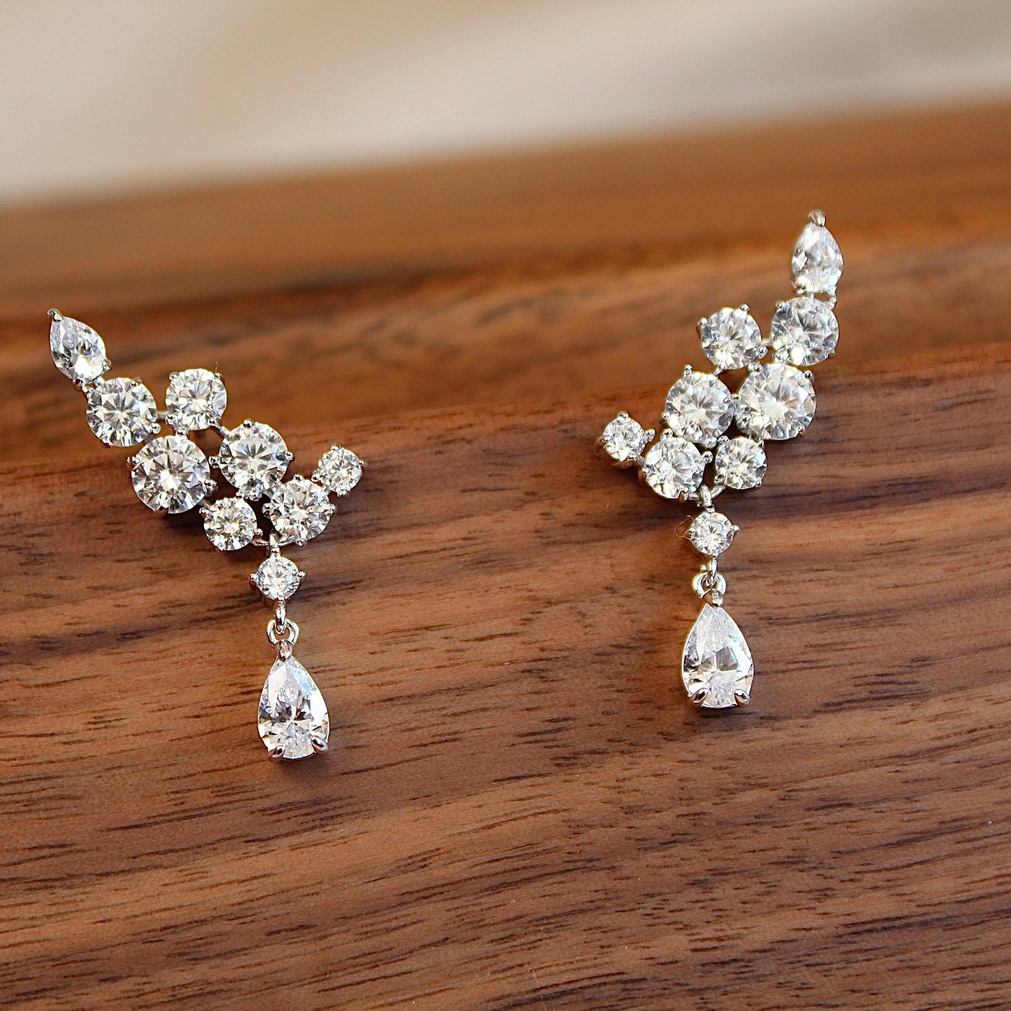 Sparkling Wings Waterdrop Earrings