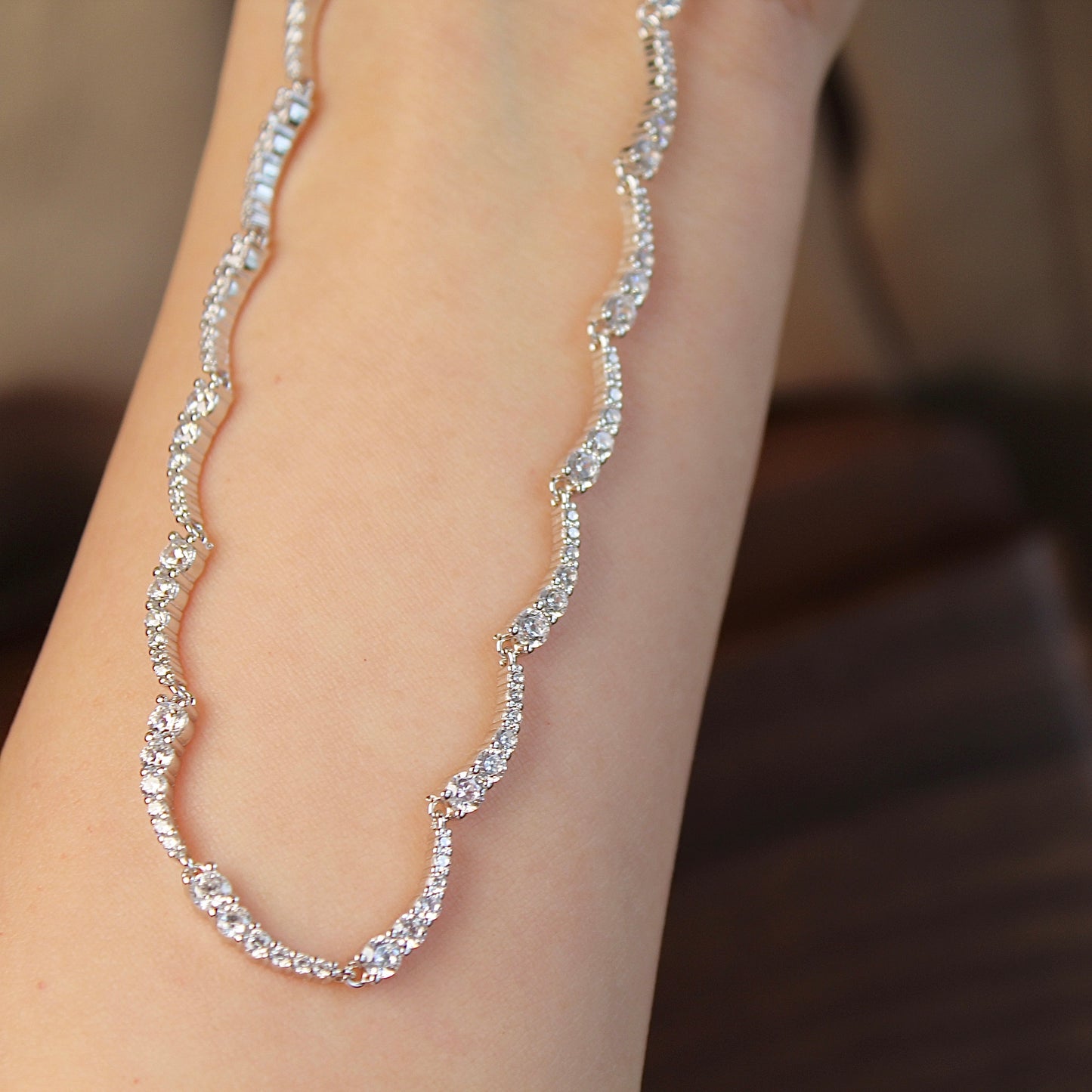 Lumiwave Tennis Necklace