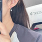 Jennie-Style Pear Hoop Earrings