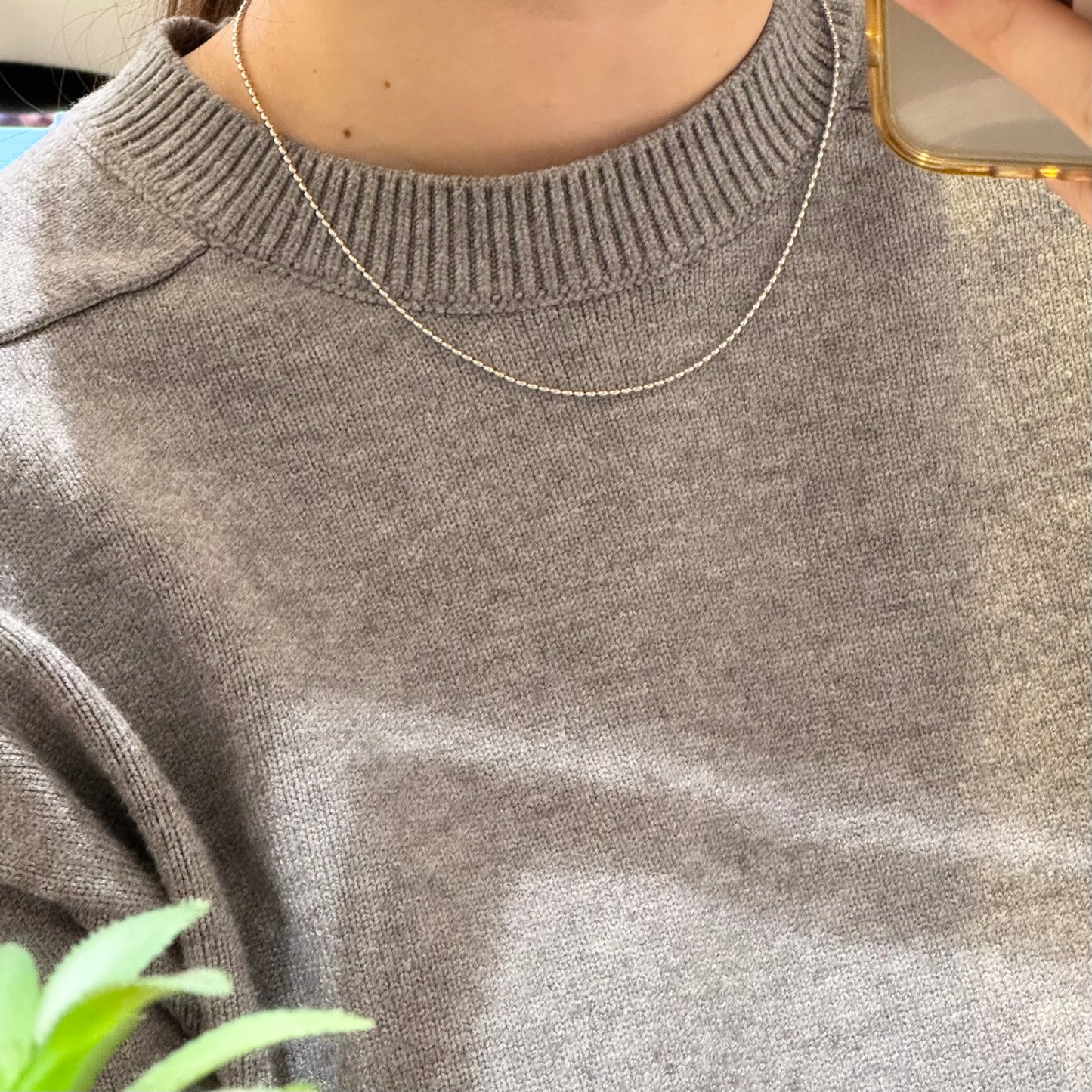 橄榄豆豆链Olive Beads Plain Necklace