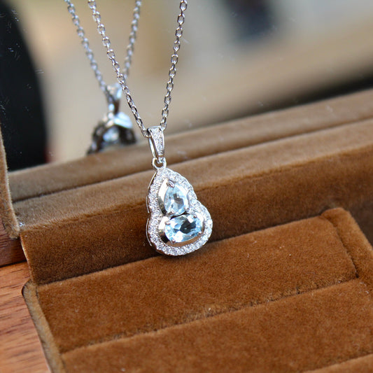 Hulu Natural Aquamarine Necklace