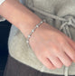猫眼球Disco Beads Silver Bracelet