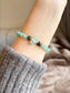非洲翠屁桃沉香 African Aventurine & Agarwood Bracelet