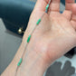 Natural Green Jadeite Beaded Bracelet