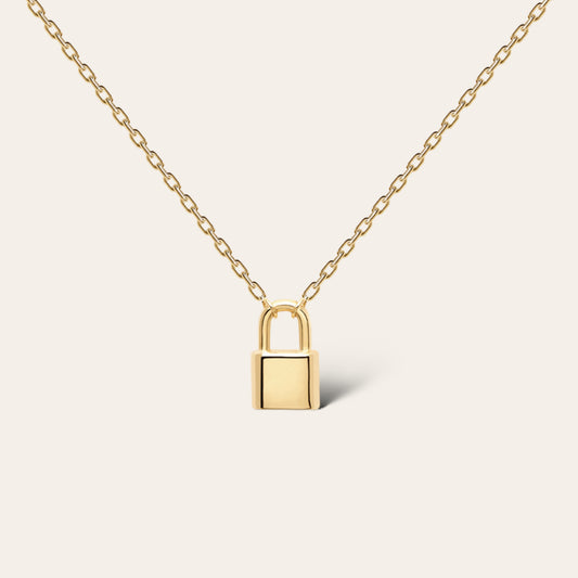 Padlock Sterling Silver Necklace