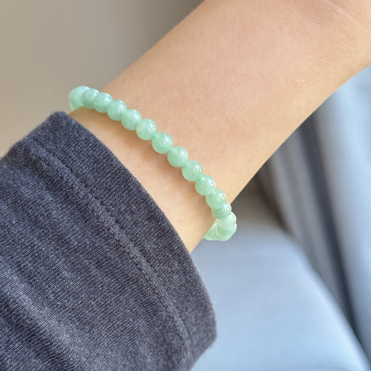 翡翠 Natural Jadeite Bracelet, 5.5mm