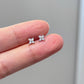 Mini Clover Moissanite Earrings