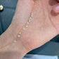 18K Solid Gold Star Lab-Grown Diamond Bracelet