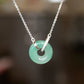 网红非洲翠平安扣Necklace