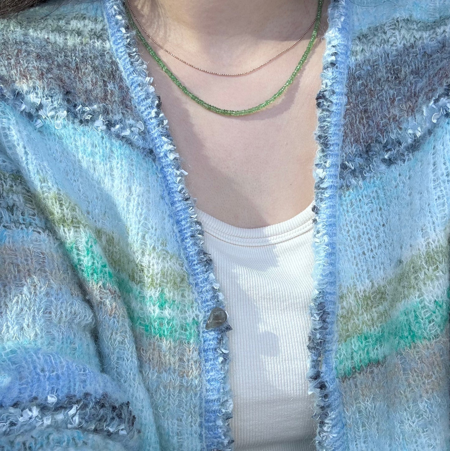 沙弗莱 Natural Tsavorite Necklace