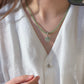 沙弗莱 Natural Tsavorite Necklace